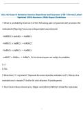 BIOL 400 Exam III Mendelian Genetics Questions and Answers &lpar;100 &percnt;Score&rpar; Latest  Updated 2026 Answers &vert; With Expert Solutions