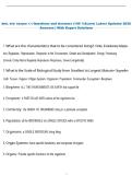 BIOL 400- Chapter 1&period;1 Questions and Answers &lpar;100 &percnt;Score&rpar; Latest Updated 2026  Answers &vert; With Expert Solutions 