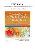 Canadian Community as Partner&colon; Theory & Multidisciplinary Practice &ndash; Ardene Robinson Vollman &lpar;5th Edition&rpar; &vert; Complete Test Bank &lpar;Chapters 1&ndash;20&rpar;