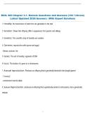 BIOL 400 Chapter 3&period;1- Meiosis Questions and Answers &lpar;100 &percnt;Score&rpar;  Latest Updated 2026 Answers &vert; With Expert Solutions