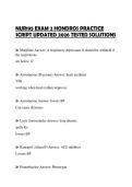 NUR195 EXAM 2 HONDROS PRACTICE SCRIPT UPDATED 2026 TESTED SOLUTIONS