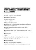NURS 629 EXAM 2 MVU PRACTICE FINAL STUDY GUIDE 2026 SOLVED QUESTIONS FULLY CORRECT