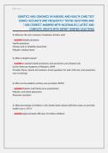 Genetics and Genomics in Nursing & Health Care Test Exam &vert; Verified Q&A With Rationales