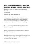 BCAT PRACTICE EXAM SCRIPT 2026 FULL QUESTION SET WITH VERIFIED SOLUTIONSBCAT PRACTICE EXAM SCRIPT 2026 FULL QUESTION SET WITH VERIFIED SOLUTIONS