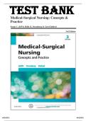 Test Bank -  Medical-Surgical Nursing&colon; Concepts & Practice 3rd Edition by Susan C&period; deWit&comma; Holly K&period; Stromberg & Carol Dallred &vert; All Chapters&period;