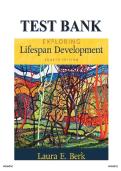 Test Bank -  Exploring Lifespan Development 4th Edition by Laura E&period; Berk &vert; All Chapters&period;