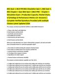 BSG Quiz 1 &lpar;BUS 490&rpar; &ndash; Chapter 1 Simulation Exam &vert; Production&comma; Market Share&comma; S&sol;Q Ratings & Performance Metrics &lpar;A&plus; Verified Answers&rpar; 2026