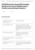 MGT6311Final Exam Newest 2026 Complete Questions And Correct Detailed Answers &lpar;Verified Answers&rpar;&vert;Already Graded A&plus;