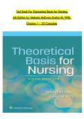 Theoretical Basis for Nursing Test Bank 6th Edition McEwen Wills Nursing Theory Test Bank Nursing Theory Exam Questions Foundations of Nursing Theory Test Bank