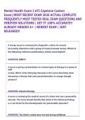 Mental Health Exam 2 ATI Capstone Custom  Exam&vert;&vert;MOST RECENT EXAM 2026 ACTUAL COMPLETE  FREQUENTLY MOST TESTED REAL EXAM QUESTIONS AND  VERIFIED SOLUTIONS &vert; GET IT 100&percnt; ACCURATE&excl;&excl;  ALREADY GRADED A&plus; &vert; NEWEST EXAM &vert; JUST  RELEASED&excl;&excl;