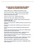 U&period;S&period; NAVY 3M 301 TEST QUESTIONS AND CORRECT ANSWERS 100&percnt; VERIFIED LATEST UPDATE&excl;&excl;