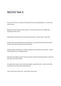 NCCCO Test 3 Questions and Answers