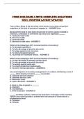 ITOM 3306 EXAM 3 WITH COMPLETE SOLUTIONS 100&percnt; VERIFIED LATEST UPDATE&excl;&excl;