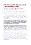 NSG 4100 Exam 1 Test Questions And  Answers &vert;Well Elaborated&vert;