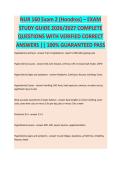 NUR 160 Exam 2 &lpar;Hondros&rpar; &ndash; EXAM STUDY GUIDE 2026&sol;2027 COMPLETE QUESTIONS WITH VERIFIED CORRECT ANSWERS &vert;&vert; 100&percnt; GUARANTEED PASS