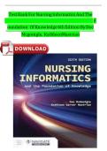 Test Bank For Nursing Informatics and the Foundation of Knowledge 6th Edition by Dee McGonigle&comma; Kathleen Mastrian&vert;&vert;ISBN NO&colon;10&comma;1284293432&vert;&vert;ISBN NO&colon;13&comma;978-1284293432&vert;&vert;All Chapters&vert;&vert;Complete Guide A&plus;