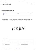 MCAT Physics Flashcards 2026 &ndash; Quizlet Study Guide for Top Scores&comma; A&plus; Exam Prep