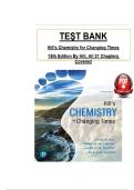 Test Bank - Hill's Chemistry for Changing Times 15th Edition &lpar; John Hill&rpar;&comma; Chapter 1 - 21 > Download as a PDF <