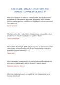 X100 EXAM 1 2026-2027 QUESTIONS AND CORRECT ANSWERS GRADED A&plus;