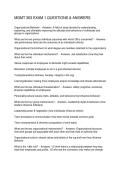 MGMT 363 EXAM 1 QUESTIONS & ANSWERS