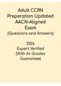 Adult CCRN 2026 Exam Prep PDF &vert; AACN-Aligned Q&A Practice