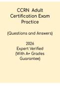 CCRN 2026 Adult Certification Exam Practice PDF &vert; Mock Test