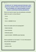 ARTHROPLASTY IOT TRAINING EXAM QUESTIONS BANK LATEST  2026 ACTUAL EXAM WITH COMPLETE QUESTIONS AND CORRECT  DETAILED ANSWERS &lpar;100&percnt; VERIFIED ANSWERS&rpar; &vert;ALREADY  GRADED A&plus;&vert; &vert;&vert;PROFESSOR VERIFIED&vert;&vert; &vert;&vert;BRANDNEW&excl;&excl;&excl;&vert;&vert; 