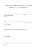 CNIT 455 EXAM 1 2026-2027 QUESTIONS AND CORRECT ANSWERS GRADED A&plus;