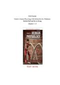 Test Bank For Vander&rsquo;s Human Physiology 16th Edition Widmaier Latest Review 2023 Practice Questions and Answers&comma; 100&percnt; Correct with Explanations&comma; Highly Recommended&comma; Download to Score A&plus;