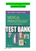 Medical Parasitology 7thEdition Leventhal Test Bank