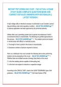 INSTANT PDF DOWNLOAD CUSP - T&D ACTUAL EXAM & STUDY GUIDE COMPLETE QUESTIONS BANK AND CORRECT DETAILED ANSWERS WITH RATIONALES &vert;&vert; LATEST VERSION &vert;