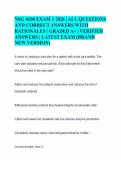 NSG 4100 EXAM 1 2026 &vert; ALL QUESTIONS AND CORRECT ANSWERS WITH RATIONALES &vert; GRADED A&plus; &vert; VERIFIED ANSWERS &vert; LATEST EXAM &lpar;BRAND NEW VERSION&rpar;