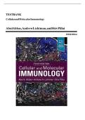 Test Bank for Cellular and Molecular Immunology 10th Edition by Abul K&period; Abbas & Andrew H&period; Lichtman &vert; Latest Update 2026&vert; Immunology Exam Q&A PDF