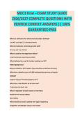 MDC3 Final &ndash; EXAM STUDY GUIDE 2026&sol;2027 COMPLETE QUESTIONS WITH VERIFIED CORRECT ANSWERS &vert;&vert; 100&percnt; GUARANTEED PASS <NEWEST VERSION>