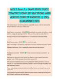 MDC 3 Exam 2 &ndash; EXAM STUDY GUIDE 2026&sol;2027 COMPLETE QUESTIONS WITH VERIFIED CORRECT ANSWERS &vert;&vert; 100&percnt; GUARANTEED PASS <NEWEST VERSION>