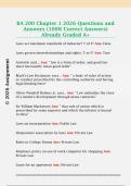 BA 200 Chapter 1 2026 Questions and  Answers &lpar;100&percnt; Correct Answers&rpar;  Already Graded A&plus;