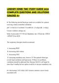 LINDSEY JONES TMC STUDY GUIDE 2026 COMPLETE QUESTIONS AND SOLUTIONS GRADED A&plus;