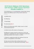 D270 Davis Midterm 2026 Questions  and Answers &lpar;100&percnt; Correct Answers&rpar;  Already Graded A&plus; 
