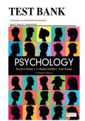 Test Bank for Psychology 14th Edition &lpar;Worth Publishers&comma; 2023&rpar; by David G&period; Myers&comma; Nathan C&period; DeWall and June Gruber&comma; Isbn no&semi; 9781319426897&comma; all 16 Chapters Covered