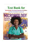Test Bank for Microbiology&colon; The Human Experience 3rd Edition by John Foster&comma; Zarrintaj Aliabadi and Joan Slonczewski &lpar;9781324073345&rpar;
