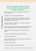 Exam 4 Nurs 611 Questions and  Answers &lpar;100&percnt; Correct Answers&rpar;  Already Graded A&plus;