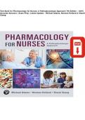 Test Bank for Pharmacology for Nurses&colon; A Pathophysiologic Approach 7th Edition &ndash; 100&percnt; Accurate Answers &vert; Exam Prep &vert; Latest Update 2026 &ndash; Michael Adams&comma; Norman Holland & Shanti Chang