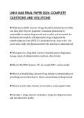 LNHA NAB FINAL PAPER 2026 COMPLETE QUESTIONS AND SOLUTIONS