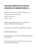 LNHA NAB EXAMINATION TEST 2026 FULL QUESTIONS WITH ANSWERS GRADED A&plus;
