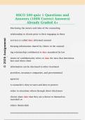 HSCO 500 quiz 1 Questions and  Answers &lpar;100&percnt; Correct Answers&rpar;  Already Graded A&plus; 