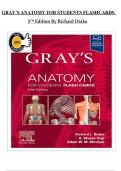 Gray&rsquo;s Anatomy for Students Flashcards 5th Edition &lpar;Richard Drake&rpar; &ndash; Study Aid and Review Material