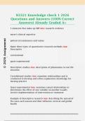 N3321 Knowledge check 1 2026  Questions and Answers &lpar;100&percnt; Correct  Answers&rpar; Already Graded A&plus;
