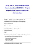 NR507 &sol; NR 507 Advanced Pathophysiology Midterm Exam &lpar;Latest 2026&sol;2027&rpar; &ndash; Complete Review&comma; Practice Questions & Study Guide &vert; Guaranteed Pass