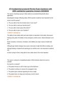 ATI fundamental proctored Review Exam Questions with 100&percnt; satisfaction guarantee Answers 2025&sol;2026