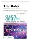 Test Bank Complete&lowbar; Clinical Chemistry&colon; Principles&comma; Techniques&comma; And Correlations 9th Edition&comma; &lpar;2026 Update&rpar; By Michael L&period; Bishop & 3 More&semi; All Chapters 1-31&vert; 5 Units&vert; Verified Answers